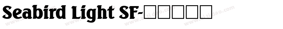 Seabird Light SF字体转换